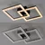 JUST LIGHT. 14732-18 - LED plafonsko svetlo GLITRA LED/17,5W/230V crna