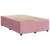 Vidaxl Box spring postelja z vzmetnico roza 120x200 cm žamet