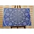 Slika okrasna Mandala s čipko v modri barvi - 90x60