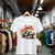 Camiseta Majica sa štampanim printom Cam 352, Ženska, Bela