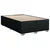 Vidaxl Box spring postelja z vzmetnico črn 120x200 cm blago