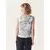 TATUUM Bluza Tossa  temno modra / bela