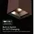 LED Sol zidno svetilo sa senzorom LED/9W/3,7V 3000/4000/5000K IP65 2600 mAh braon