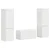 Set TV komoda 5 pcs Bijelo Konstruirano drvo
