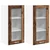 Vidaxl Viseča omarica 2 kos Star les 40 x 31 x 80 cm Inženirski les