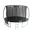 LEAN Sport Max 366ccm trampolin črno-zelena lea
