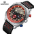 Sat NAVIFORCE SQ-38602 - Srebrna / Crna / Crvena KP38602