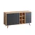 Wallity Komoda VEIT 140x40x89cm Hrast-Crna
