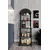 Hanah Home Polica za kafu Lungo, 30x50x140 cm, Crna