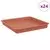 Kvadratna posuda za cvijeće 24 pcs Crvena cigla 18 x 18 x 2 cm