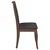 Vidaxl Jedilni stoli z blazinami 2 kosa Brown Solid Wood Rubber