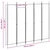 vidaXL 5-panelni pregradni zid Bež 250 x 220 cm Blago