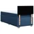 Vidaxl Box spring postelja z vzmetnico modra 100x200 cm blago
