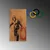 Wallity Zidna dekoracija Banksy - 14, 58x60 cm, Crna