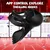 SuperLove Smart testicle Vibrating & Heating Cock Ring with App Black
