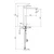 Baterija za lavabo L - hladna voda 254109G