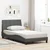 Vidaxl Posteljni okvir brez vzmetnice Hanko temno siv 100x200 cm blago