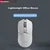 Newmine Bežični miš, 2.4GHz, Bluetooth, Beli