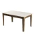 Hanah Home Set trpezarijski sto i komoda Milan 525, 2 komada, Orah-krem