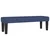 Den Box spring postelja z vzmetnico modra 160x200 cm blago