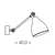Brilagi - Zidna lampa QUILL 1xE27/40W/230V 40 cm bež
