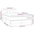 Vidaxl Box spring postelja z vzmetnico LED tem. rjava 120x200 cm blago