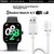 Iboann Zamenska narukvica za pametni sat + Kabl za punjenje pametnog sata za Redmi Watch 6/5/4, Bela