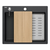 granitni umivalnik KURT 110 WORKSTATION Black Dotted