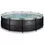EXIT Toys Frame Pool O 488x122 cm - Stone Grey
