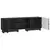 TV ormar Crna 150 x 31 x 50 cm Konstrukcijsko drvo