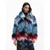 Desigual Prehodna jakna modra/temno modra/rdeča