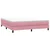 Box Spring krevet bez madracem ružičasti 180x220 cm baršun
