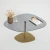 Hanah Home Klub sto Soho 85x40x67cm Tamnosivo-Zlatni