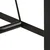 Barski stol 110 x 55 x 107 cm masivno drvo bagrema i željezo