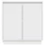 LED komoda za Bijela 71 x 34,5 x 75 cm Konstruirano drvo