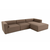 ATELIER DEL SOFA Ugaona garnitura Mora XL (L1 O1 ChlRight) Brown
