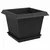 Saksije za biljke 6 pcs Crna 23 x 23 x 17,5 cm Plastika