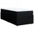 VIDAXL Box spring postelja z vzmetnico črna 100x200 cm blago
