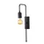 Opviq Zidna lampa E27 Socket, Crna
