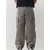 Pull&Bear Kargo kavbojke siv denim