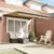 Povlačivi tende Šareni 350 x 250 cm Platno i Aluminij