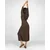 MICHAEL Michael Kors POLO FLARE MIDI DRESS Kostanjeva