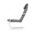 MODERNHOME Stolica za ljuljanje walnut/charocoal
