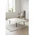 Hanah Home sklopivi sto RMS2Y01, beli mermer