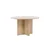 Venture Design Jedilna miza Strada 120x120x74 cm beljen les