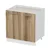 Hanah Home kuhinjski element Minar 4129, 80 cm, beli / dore