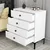 Hanah Home Komoda Lizbon 542 76x90,7x40cm Bela