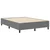 Krevetna platforma Svijetlo siva 140 x 190 cm Kordura tekstil