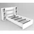 Hanah home Krevet Smart v2 95x90cm Crni