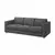 VIMLE Sofa trosed, Hallarp siva
